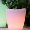 Solar Illuminated Planter, 18" 1 Solar Illuminated Planter, 18" -Gardeners Supply Company 8586945 001E jpg