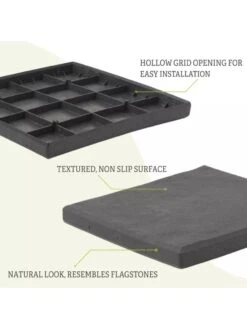 12" X 12" Stomp Stones™, Set Of 4 12 12" X 12" Stomp Stones™, Set Of 4 -Gardeners Supply Company 8587319 4