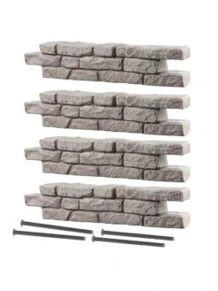 Rock Lock Interlocking Garden System, Straight Sets -Gardeners Supply Company 8588324 01V