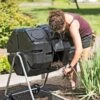 Dual Batch Compost Tumbler With Wheels 2 Dual Batch Compost Tumbler With Wheels -Gardeners Supply Company 8593232 0312 tif