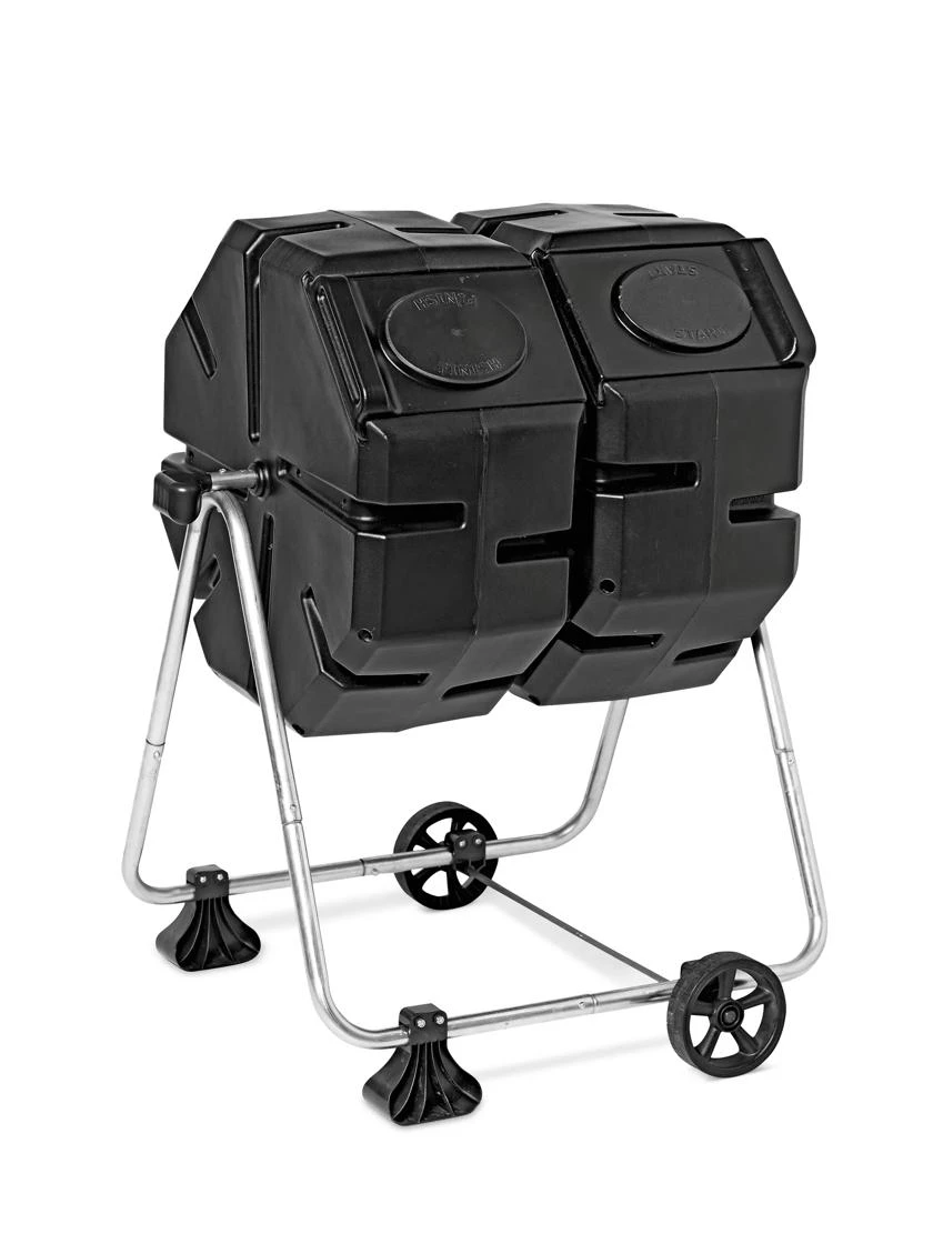 Dual Batch Compost Tumbler With Wheels 7 Dual Batch Compost Tumbler With Wheels - Image 5