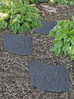 Recycled Rubber Flagstone Stepping Stone -Gardeners Supply Company 8594282 001V tif