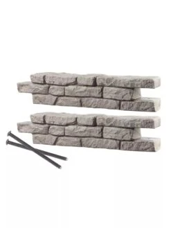 Rock Lock Interlocking Garden System, Straight Sets -Gardeners Supply Company 8598735 01V