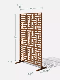 Veradek 3-Panel Privacy Screen Set, Blocks -Gardeners Supply Company 8599185 11V tif
