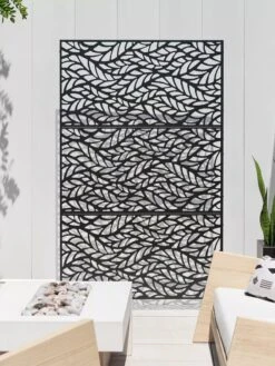 Veradek 3-Panel Privacy Screen Set, Flowleaf 12 Veradek 3-Panel Privacy Screen Set, Flowleaf -Gardeners Supply Company 8599187 09V tif