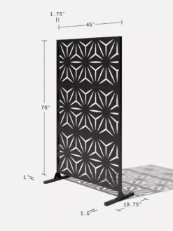 Veradek 3-Panel Privacy Screen Set, Star -Gardeners Supply Company 8599205 11V tif