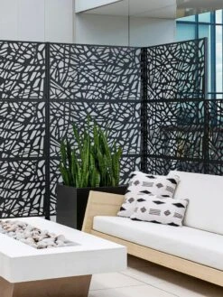 Veradek 3-Panel Privacy Screen Set, Web -Gardeners Supply Company 8599206 10V tif