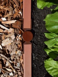 Straight Landscape Edging Kit With 2" Boards -Gardeners Supply Company 8599408 03V tif