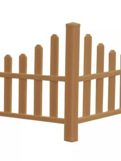 Country Corner Composite Picket Fence -Gardeners Supply Company 8599773 02V tif