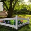 Split Rail Corner Vinyl Fence