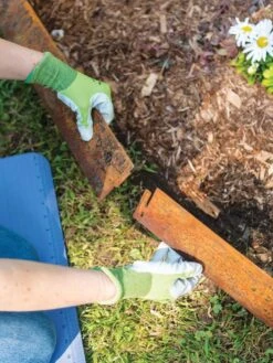 Corten Steel Edging 5" H, Set Of 3 -Gardeners Supply Company 8599845 0253 tif