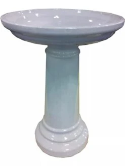 Classic Ceramic Bird Bath -Gardeners Supply Company 8600171 03V tif