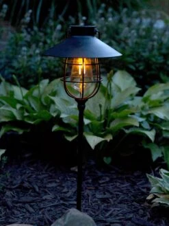 Edi-Sol Marine Solar Pendant Or Staked Lantern -Gardeners Supply Company 8600215 01V tif