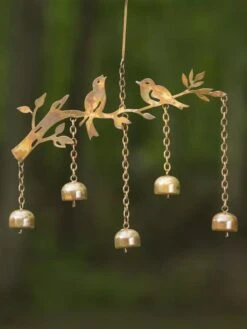 Birds With Bells Wind Chimes -Gardeners Supply Company 8600220 01V tif