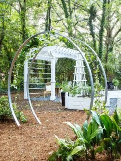 Gracie Modern Arbor, Large 12 Gracie Modern Arbor, Large -Gardeners Supply Company 8600515 01IN