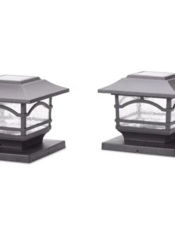 Solar Post Cap Railing Light 2-Pack 10 Solar Post Cap Railing Light 2-Pack -Gardeners Supply Company 8608699 05V tif