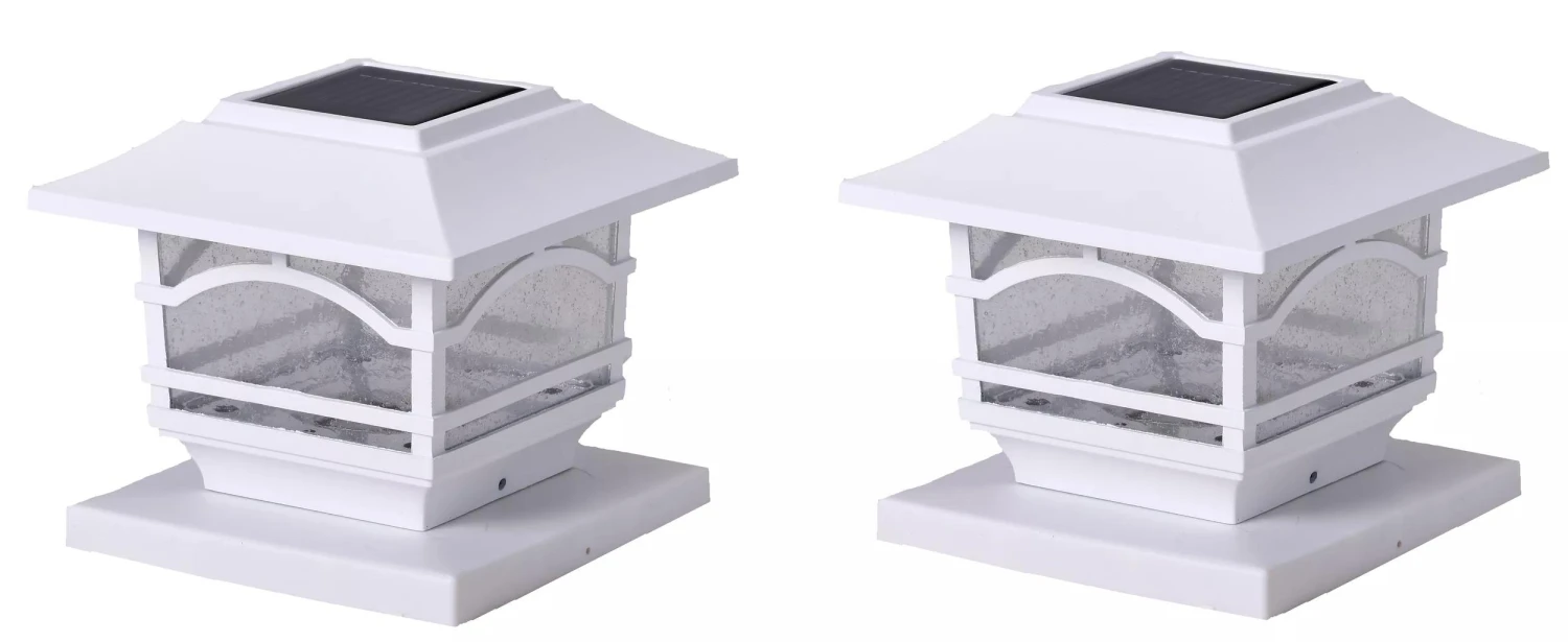 Solar Post Cap Railing Light 2-Pack 4 Solar Post Cap Railing Light 2-Pack - Image 2