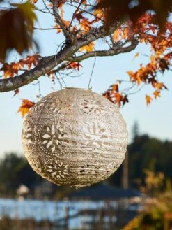 Soji Stella Boho Globe Lantern -Gardeners Supply Company 8609144 01V