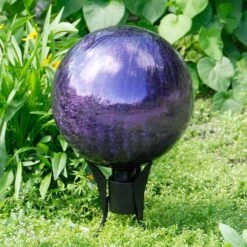 Achla Designs Gazing Globe 12" -Gardeners Supply Company 8609325 01V jpg