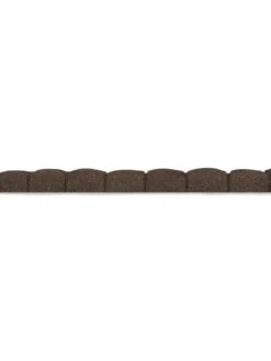 Roman Stone Recycled Rubber Landscape Edging, 4' -Gardeners Supply Company 8609898 03V tif