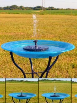 Floating Solar Bird Bath Bubbler -Gardeners Supply Company 8609905 01V tif