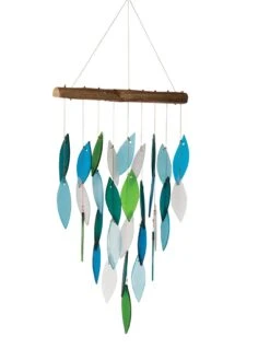 Glass Waterfall Wind Chimes -Gardeners Supply Company 8610170 7961 tif