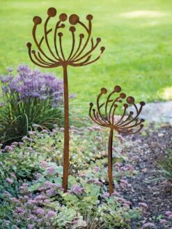 Queen Anne's Lace Garden Stake Set Of 2 -Gardeners Supply Company 8610210 0105 tif