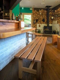 BeWood® Lifetime Aluminum Garden Bench, 5' -Gardeners Supply Company 8610248 02V tif