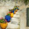 Bright Pots Outdoor Wall Art, -Gardeners Supply Company 8610267 02V jpg