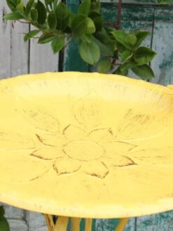 Vintage Floral Birdbath 7 Vintage Floral Birdbath -Gardeners Supply Company 8610559 02V JPG