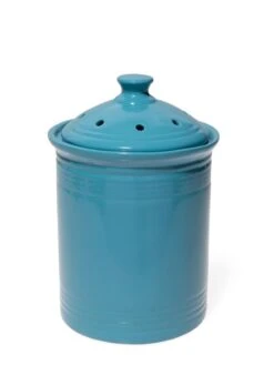 Ceramic Ribbed Compost Crock -Gardeners Supply Company 8611027 0863 tif