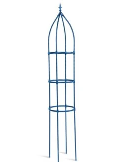 Fleur De Lis Obelisk, 86.8" -Gardeners Supply Company 8611664 03760 tif