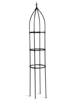 Fleur De Lis Obelisk, 86.8" -Gardeners Supply Company 8611664 3760 tif
