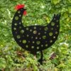 Chicken Friends Garden Stake 2 Chicken Friends Garden Stake -Gardeners Supply Company 8612015 070 tif