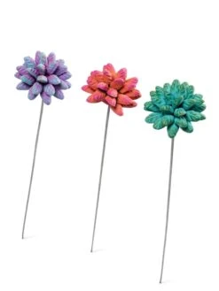 Dahlia Flower Garden Stakes Set -Gardeners Supply Company 8612055 5954 tif