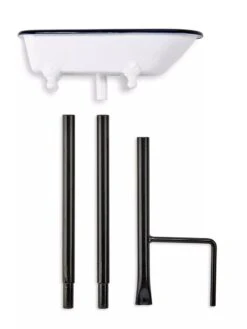 White Enamel Bathtub Birdbath -Gardeners Supply Company 8612266 05V jpeg