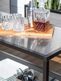 Veradek Outdoor Kitchen Series Counter Long - Stainless Steel -Gardeners Supply Company 8612467 09V tif