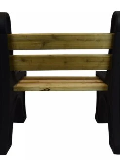 Custom Length Lightweight Indoor Or Outdoor Bench Ends -Gardeners Supply Company 8612857BK 11V tif