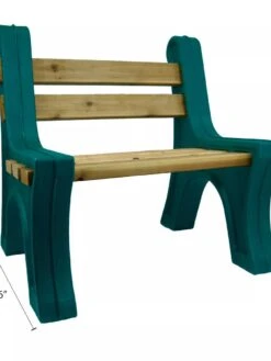 Custom Length Lightweight Indoor Or Outdoor Bench Ends -Gardeners Supply Company 8612857GR 03V tif