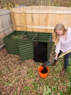 Demeter 3 Bin Composter -Gardeners Supply Company 8613062 00269