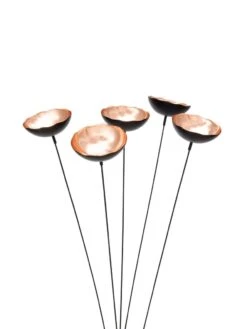 Copper Poppy Sways, Set Of 5 -Gardeners Supply Company 8613342 9215