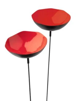 Red Poppy Sways, Set Of 5 -Gardeners Supply Company 8613343 519