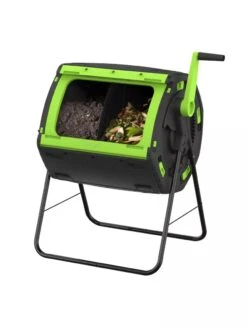 Maze 48 Gallon Compost Tumbler -Gardeners Supply Company 8613575 03V 3 4