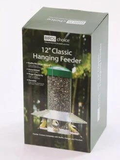 Birds Choice® Classic Hanging Bird Feeder, 12 Inches -Gardeners Supply Company 8613922 04V 3 4