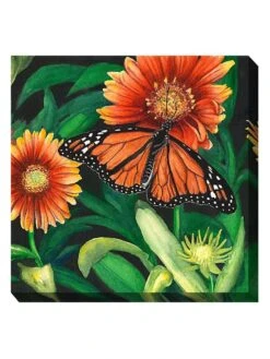 Monarch Outdoor Wall Art -Gardeners Supply Company 8613939 01V 3 4