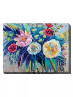 Floral Array Outdoor Wall Art 7 Floral Array Outdoor Wall Art -Gardeners Supply Company 8614011 01V 3 4