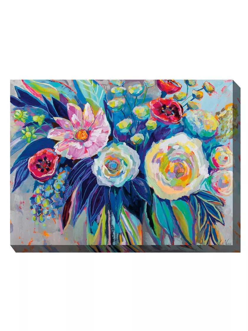 Floral Array Outdoor Wall Art 5 Floral Array Outdoor Wall Art - Image 3