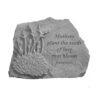 Mothers Plant The Seeds Of Love Memorial Stone -Gardeners Supply Company 8614138 01V 3 4 mothers plant the seeds of love memorial stone