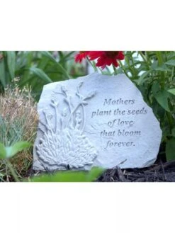 Mothers Plant The Seeds Of Love Memorial Stone -Gardeners Supply Company 8614138 02V 3 4