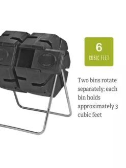 Dual-Batch Compost Tumbler -Gardeners Supply Company Dual Compost Bin 5
